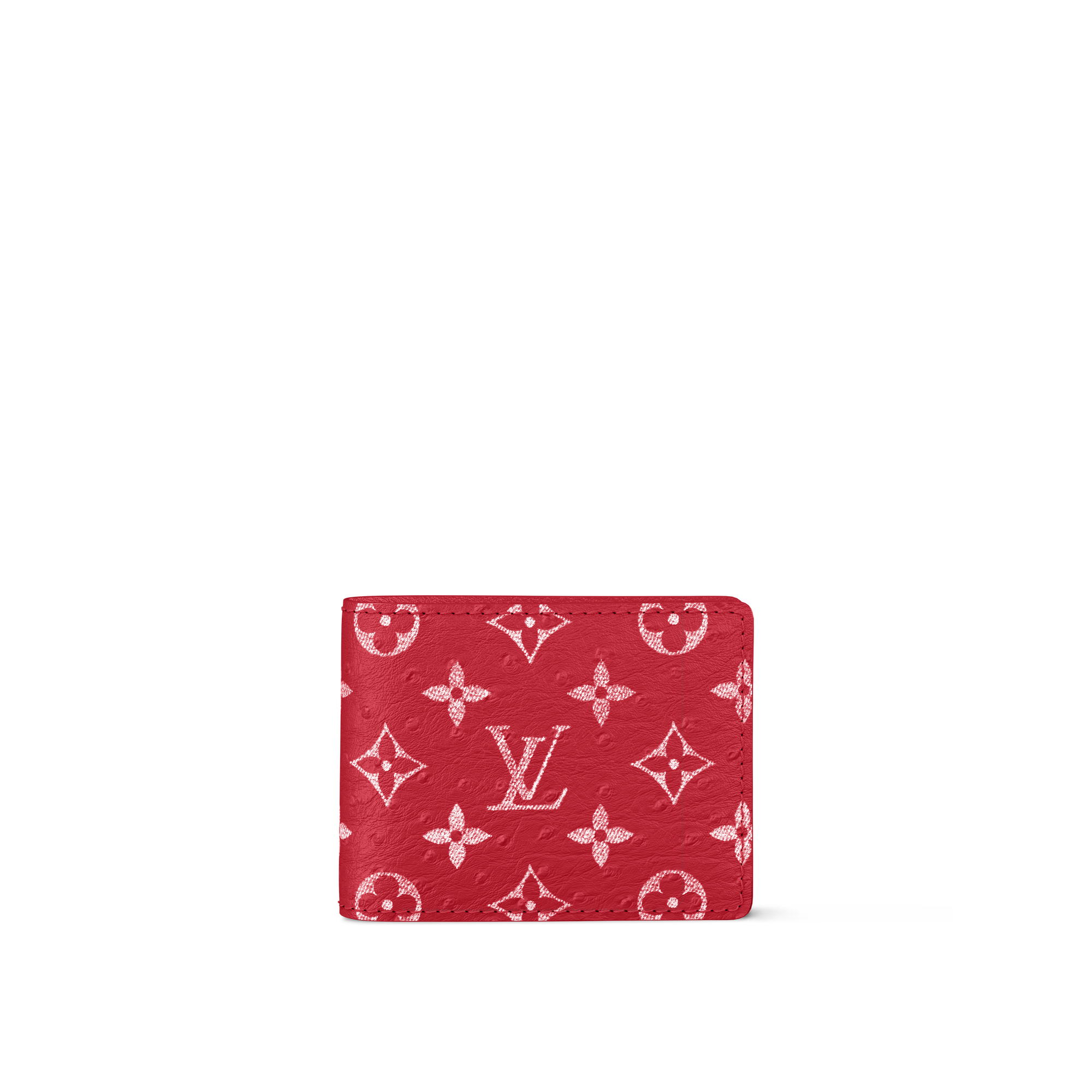 LOUIS VUITTON ハンカチーフ　ワインレッド　メンズ Multiple Wallet Autruche - Wallets and Small Leather Goods | LOUIS